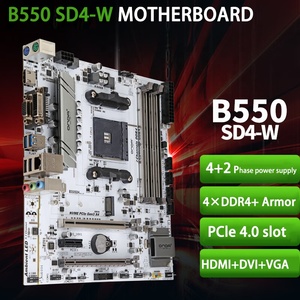 Tarjeta Madre para PC ONDA B550 SD4-W, DDR4, Compatible con AMD B550/Socket AM4 5700X/5600/5500, Tarjeta Madre para Juegos, NUEVA ONDA B550 SD4-W - Product Image 2