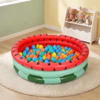 Hochwertiger Runder Aufblasbarer Kinder-Swimmingpool für Draußen 45 Zoll Durchmesser X 10,5 Zoll Höhe Garten-Nutzung Sunshine Marke