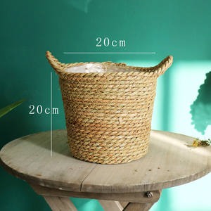 <span class=keywords><strong>Cesto</strong></span> Portaoggetti <span class=keywords><strong>Rotondo</strong></span> in <span class=keywords><strong>Vimini</strong></span> con Manico, Decorazione per la Casa, Vendita Calda di Fabbrica - Product Image 6