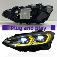 Nouveau phare JINLANG G22 pour Série 4 G22 G23 G26 M4, assemblage laser LED 12V 50W modifié, œil doré bicolore