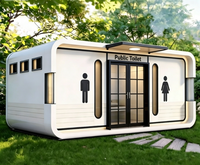 ZXZY Maison préfabriquée personnalisable de luxe en panneaux sandwich d'acier, bureau, école, WC public, remorque moderne minimaliste écologique