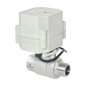 Vanne à boisseau sphérique Wi-Fi Tonhe DN15 en acier inoxydable, vanne électrique filetée pour eau et air - Product Image 1