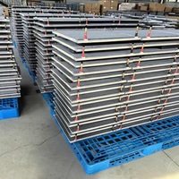 Échangeur de chaleur à microcanaux en aluminium MCHE, condenseur de refroidisseur à microcanaux