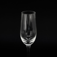 Ensemble de salut de flûte à champagne Crystal Clear Tall