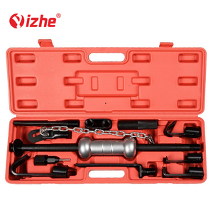 13pc 10lb Extractor de abolladura de acero martillo deslizante coche Van Panel Beater cuerpo Repairtool Kit - Product Image 1