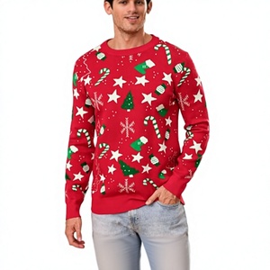 Pull en maille de luxe 2025 pour homme, coupe ajustée, infroissable, anti-rétrécissement, respirant, en laine/polyester, design confortable pour l'automne/hiver - Product Image 3