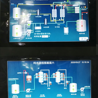 Armoire de commande automatique PLC personnalisée pour le traitement de l'eau pure, panneau de distribution électrique industriel