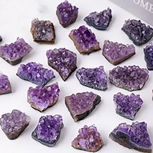 Cristales al por mayor, cristales a granel para manualidades, racimo de <span class=keywords><strong>amatista</strong></span> natural, geoda de <span class=keywords><strong>amatista</strong></span>, piedra preciosa en bruto, piedras curativas, racimo de cristales, <span class=keywords><strong>drusa</strong></span> - Product Image 6