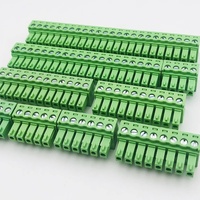 Bloc de bornes enfichable KF2EDG3.5MM 4p 3p, connecteur de fil PCB vert 300V 8A, contrôle industriel CE RoHS