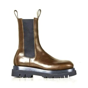 Custom Chunky Chelsea <b>Ankle</b> Boots Autumn Waterproof Breathable Warm Elastic Side Slip on Ladies - Product Image 5