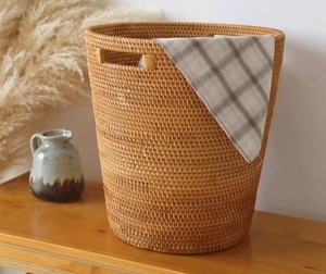 Décoration d'intérieur, panier de rangement en osier personnalisé, panier multifonctionnel, décoration artistique, articles d'ameublement - Product Image 5