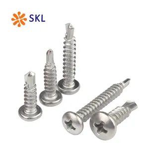 High Quality Fasteners Factory Price Stainless Steel Self Drilling Screw SS304 SS316 Self Drilling Screws