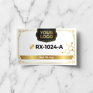 Scatola di Imballaggio Commerciale Personalizzata, Confezione per Cosmetici, Profumi e Oli Essenziali, Scatola di Carta per Flaconi, Fiale e Peptidi con Etichetta - Product Image 2