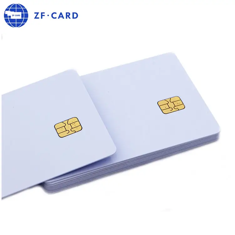 Чип-карта из белого ПВХ SLE4442 SLE4428, чип-карта, чип-карта с бесплатными образцами