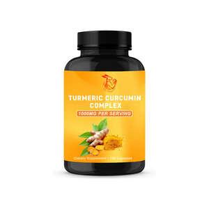 Cápsulas de Cúrcuma y Curcumina OEM ODM con Extracto de Cúrcuma, Favorecen la Salud de las Articulaciones - Product Image 1