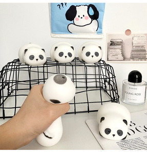 Creative Unisex Panda Cub <b>Squishy</b> Toy Popular Pinch Happy Cartoon Stress Relief Vent Ball Adult Hair Release Gift in Box - Product Image 1