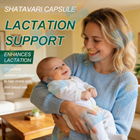 Capsules d'extrait de racine de Shatavari Halal en gros, marque privée OEM/ODM, 1000 mg, complément pour le soutien de la santé et l'équilibre féminin