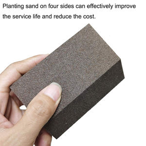 6.8*10*2.5 "אלומיניום תחמוצת אלומיניום sanding ספוג בלוק לק יבש רטוב טחנת מים - Product Image 3