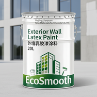 Peinture extérieure à base de latex résistante aux intempéries (500h), haute couvrance, résistance au frottement (5 000 cycles) pour la construction