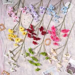 Fleurs artificielles, bouquet de fleurs en soie mélangées, décoration de mariage, décoration artisanale pour la maison - Product Image 1