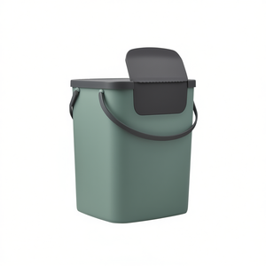 Rotho Albula Recycling <b>Bin</b> 6L 25L 40L With <b>Lid</b> Ideal For Waste Separation Kitchen Use - Product Image 2