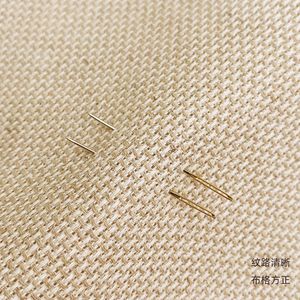 Tecido <span class=keywords><strong>Aida</strong></span> 14ct de Algodão e Linho para Bordado, Ponto Cruz, DIY, Costura e Artesanato - Product Image 2