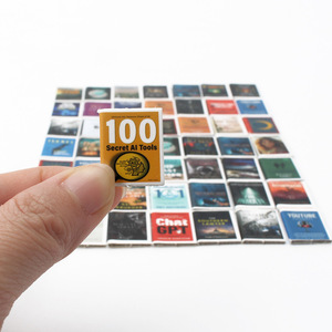 Miniatures de livres classiques peints à la main, art populaire, décorations pour maison de poupée, 200 livres non répétés - Product Image 5