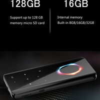 Reproductor MP3 Profesional X8 para Niños con Diseño Mini USB MP4, Pantalla de 2"-4", Altavoz Integrado, Reproductor MP3 Deportivo con Pantalla Táctil