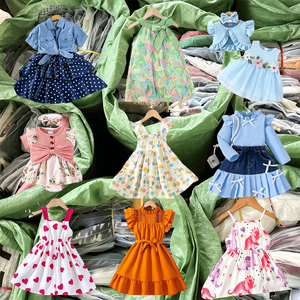 เสื้อผ้าเด็กแฟชั่นขายส่ง ชุดเดรสเด็กผู้หญิง เสื้อผ้ามือสองฤดูร้อน Ropa De Bebe ขายแบบคละแบบ คุณภาพสูง - Product Image 1