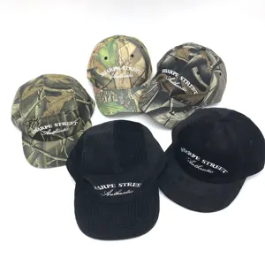 Vente en gros Casquette de baseball Camo A Frame en forme d'arbre véritable Casquette de sport Casquette de camouflage structurée avec logo personnalisé