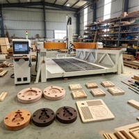 Machine de gravure CNC 5 axes pour sculptures en mousse EPS, bois et polystyrène - Haute productivité avec pompe et moteur