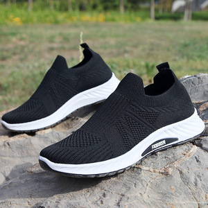 Men's Breathable Anti-Slip <b>Flat</b> Sneakers - Lightweight Cross-Country Casual <b>Shoes</b> for Autumn - Product Image 2