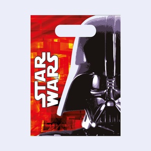 Bolsas de Fiesta de Star Wars, Plástico, 23 x 16.5 cm, 6 Piezas, 4 Colores Impresos, Recuerdos de Regalo de Cumpleaños - Product Image 1