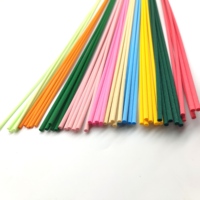 Bâtonnets diffuseurs d'arômes noirs en fibre de 3mm, 4mm, 5mm, 28cm, 30cm, 35cm, 40cm, 45cm, 50cm – Recharges de parfum et d'huiles essentielles – Bâtonnets en roseau noirs
