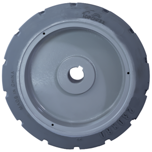 ยางรถแบบไม่ทิ้งรอย 230x100 ยางตัน สำหรับแท่นยกกรรไกรไฟฟ้า - Product Image 5