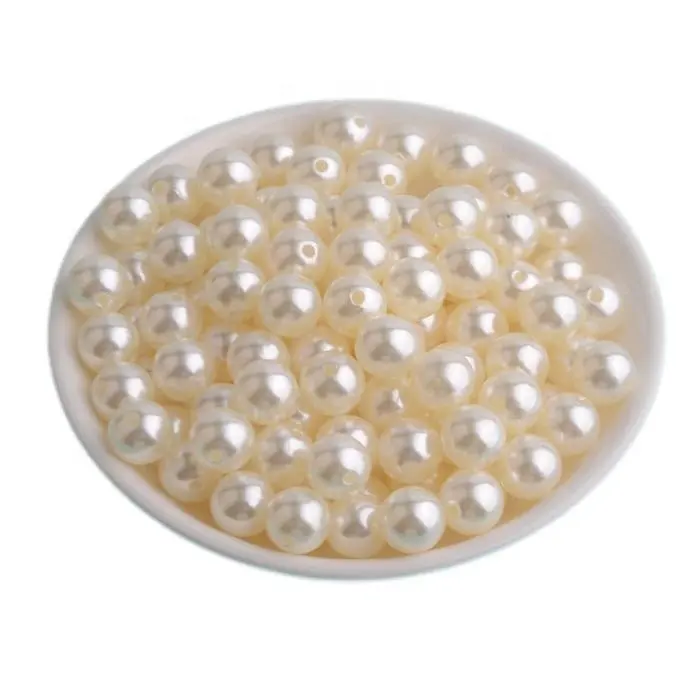 Couleurs brillantes ABS Faux perle perles en vrac pour bricolage moderne artisanat et accessoires de collier bracelet sacs chaussures habillage cadeaux