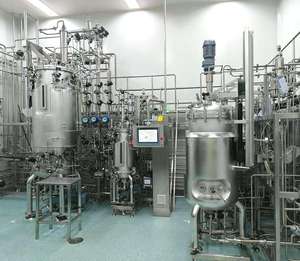 Système de bioréacteur pour vaccins 50L 500L, bioréacteur de vaccins à grande échelle, fermentateur de vaccins, extraction de levure, fermentation industrielle - Product Image 1