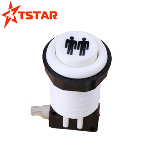 Mutlu tarzı basma düğmesi 1P / 2P / 3P / 4P oyuncu Arcade başlangıç düğmeleri MAME/Jamma/dövüş oyunları konsolu parçaları - Product Image 4