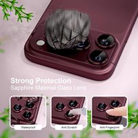 Protection d'écran en verre trempé de qualité AAA anti-rayures, dureté 9H, pour iPhone 18 Pro Max, protection de l'objectif de l'appareil photo