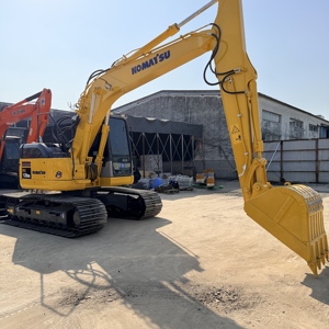 Excavatrice Komatsu PC128US d'occasion de haute qualité, modèle 2022, 12,8 tonnes, avec boîte de vitesses, pompe, roulement et PLC d'origine – Modèle populaire - Product Image 2