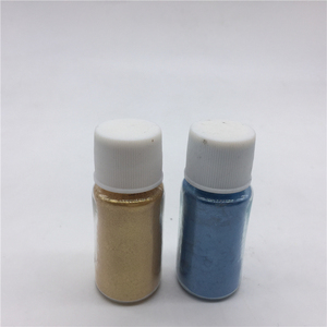 High Temperature Alkali Acid Resistant Mica Gold Silver <strong>Glitter</strong> Crystal Drop Colored Pearl Powder - Product Image 3