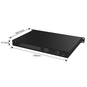 Custom 1U Aluminum Router Controller Switch <strong>Server</strong> Enclosure 1U Sheet Metal Fabrication From Factory Source - Product Image 3