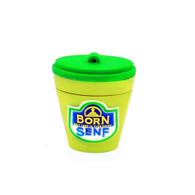 GAI-001 OEM Wholesale 16GB Coffee Cup Shape USB Flash Drive New Custom Logo Milk Bottle Shape Usb Disk