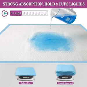 Thêm lớn 90x90cm Dog PEE <span class=keywords><strong>Pads</strong></span>, Nhiệm Vụ nặng nề 6 lớp thấm Pet đào tạo <span class=keywords><strong>Pads</strong></span> với Leak-proof ủng hộ, 50/100pcs tùy chọn - Product Image 2