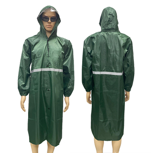 Impermeable <span class=keywords><strong>de</strong></span> PVC Oxford <span class=keywords><strong>de</strong></span> Alta Calidad, <span class=keywords><strong>Poncho</strong></span> Largo, Chaqueta Impermeable, Ropa <span class=keywords><strong>de</strong></span> Trabajo Reflectante para Trabajadores al Aire Libre - Product Image 1