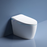 Inteligente Eletronic Céramique Lavage Automatique Toilettes Sanitaires Salle De Bains Siphonic Rinçage Toilette Intelligente