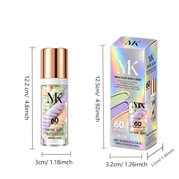 Base de Maquillage Triple Couleur Isolante, Correcteur de Teint pour Peaux Ternes