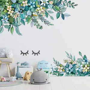 Removable Art Decor Game Zone Loading Game Wall Stickers Flower Plant Vinyl Wall Stickers For Living Room