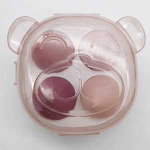 <span class=keywords><strong>2022</strong></span> nouvelle forme d'ours 4 pièces/ensemble beauté maquillage mélangeur <span class=keywords><strong>3D</strong></span> maquillage éponge ensemble Latex gratuit goutte d'eau forme avec étui outils de maquillage - Product Image 3
