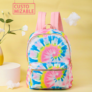 Wholesale Custom Kids Monogrammed Girls Nylon Toddler <strong>Backpacks</strong> Mini Diaper Bag <strong>Backpack</strong> - Product Image 3